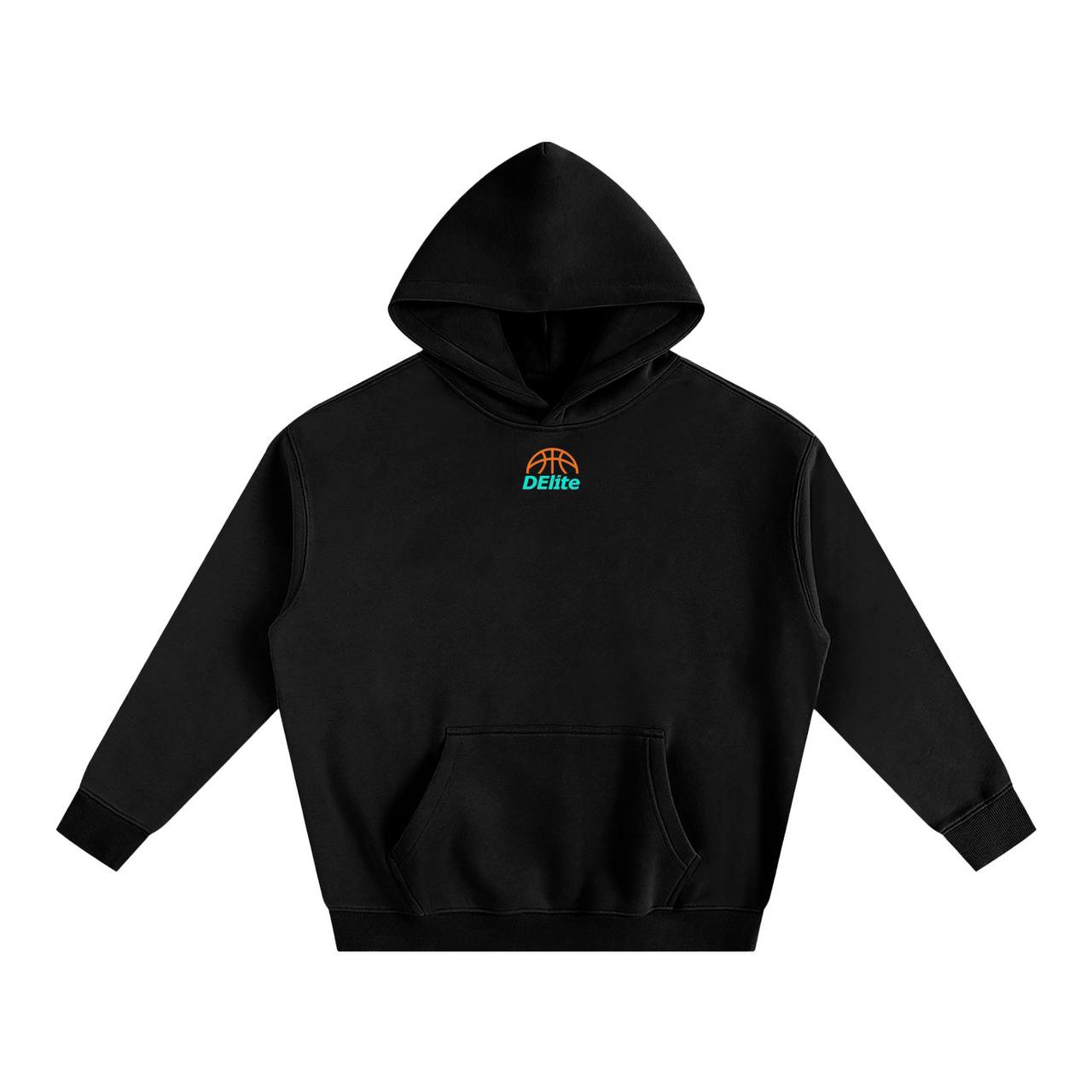 Basketball Hoodie front view - DElite Basketball gear